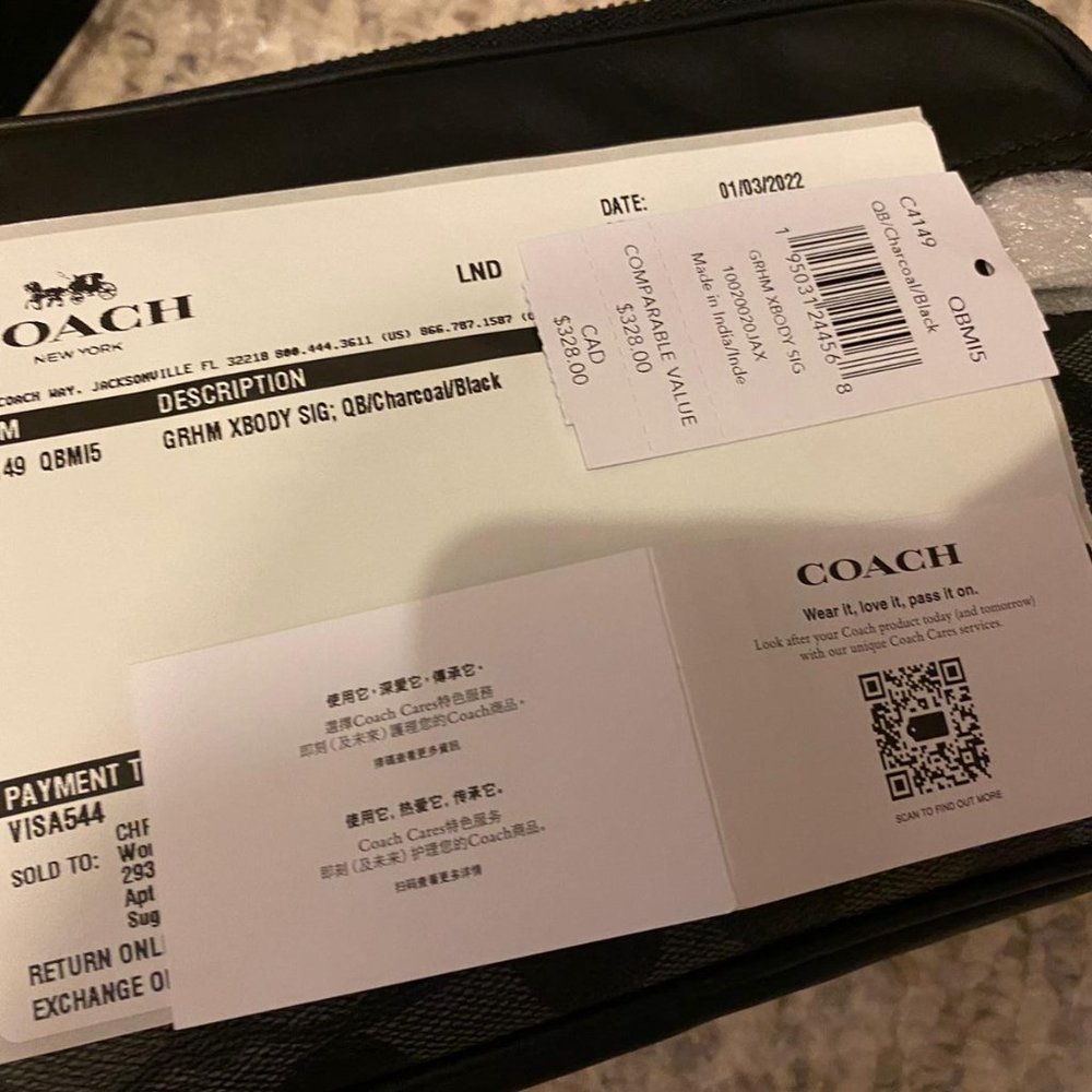 Coach Graham Crossbody In Signature Canvas - Picture 6 of 7